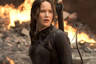 katniss from the hunger games