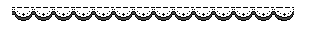 a lacey black and white border